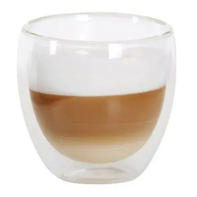 Skleněný hrnek Cappuccino TORO dvojité borosilikátové sklo 280ml