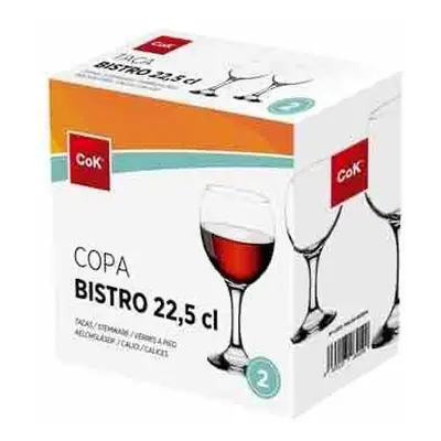 Cegeco Sklenice na víno CoK Bistro 225ml 2ks