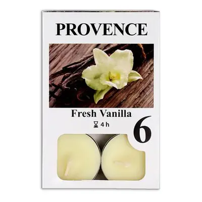 Čajová svíčka PROVENCE 6ks vanilka