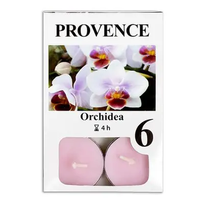 Čajová svíčka PROVENCE 6ks orchidea