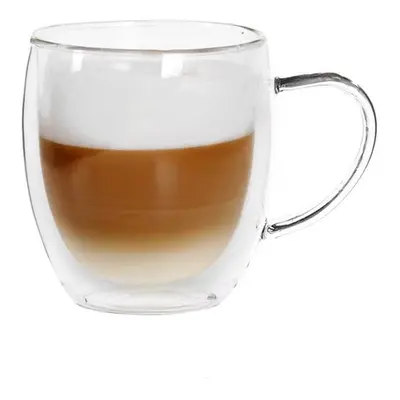 Skleněný hrnek Latte Macchiato TORO dvojité borosilikátové sklo 400ml