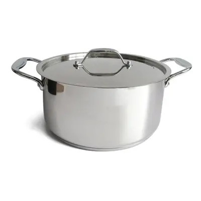 Nerezový kastrol s poklicí KITCHISIMO chef ø24cm 5l