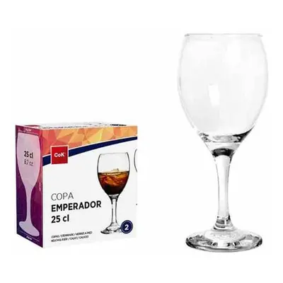 Cegeco Sklenice na víno CoK Emperador 250ml 2ks