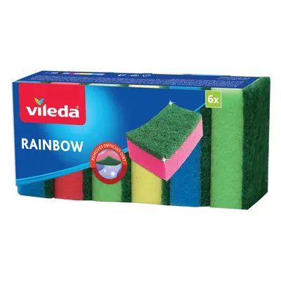 Houbička VILEDA Rainbow 6ks