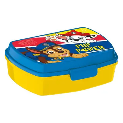 STOR Plastový svačinový box 17,5x14x5,5cm Paw Patrol modrý