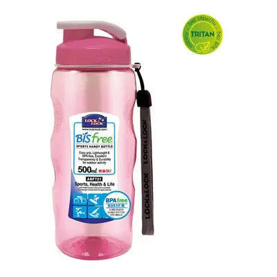 LOCKNLOCK Lahev na vodu Bisfree 500 ml, růžová