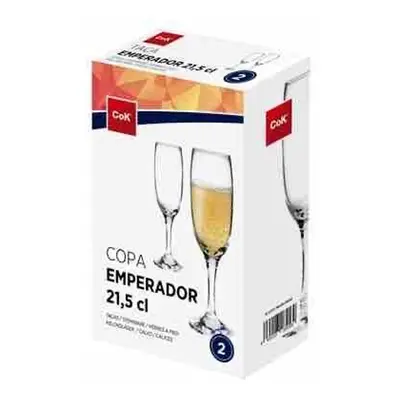 Cegeco Sklenice na šampaňské CoK Emperador 215ml 2ks