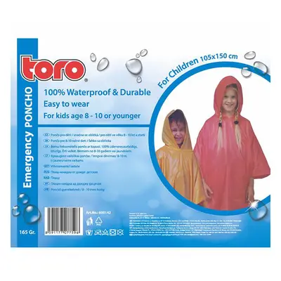 Poncho pláštěnka pro deti TORO 8-10 let