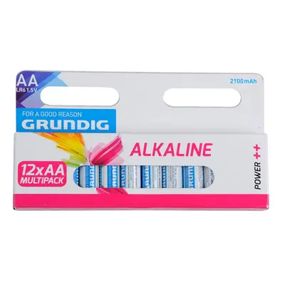 Baterie AA GRUNDIG ALKALINE 2100 mAh, 12KS