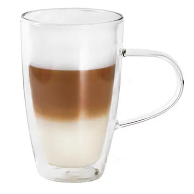 Skleněný hrnek Latté TORO dvojité borosilikátové sklo 390ml