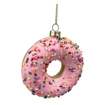 Skleněná vánoční ozdoba TORO 11cm donut