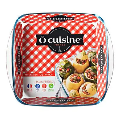 Skleněný pekáč OCUISINE 25x22cm/1,6L, borosilikát