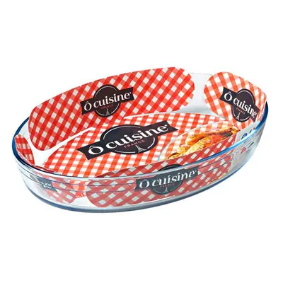 Skleněný pekáč OCUISINE 39x27/4l., borosilikát