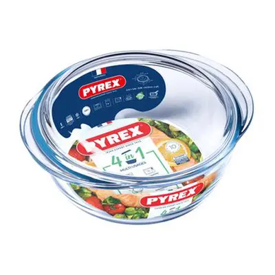 Skleněná zapékací mísa PYREX s víkem Ø20cm/2,1l