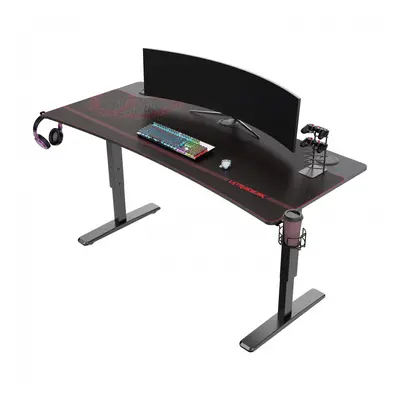 Herní stůl ULTRADESK CRUISER RED – 160x70 cm