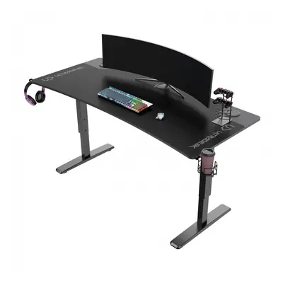 Herní stůl ULTRADESK CRUISER BLACK – 160x70 cm