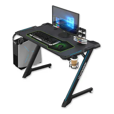 Herní stůl ULTRADESK SPACE V2 – 113x61.5x77.5 cm, podsvícený, s XL podložkou pod myš