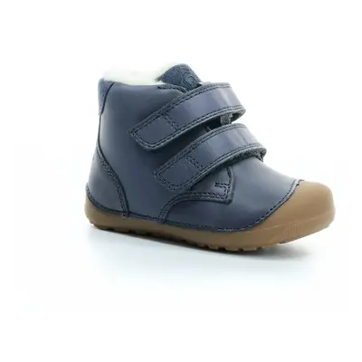 Bundgaard Petit Mid Winter Strap Navy WS zimní barefoot boty