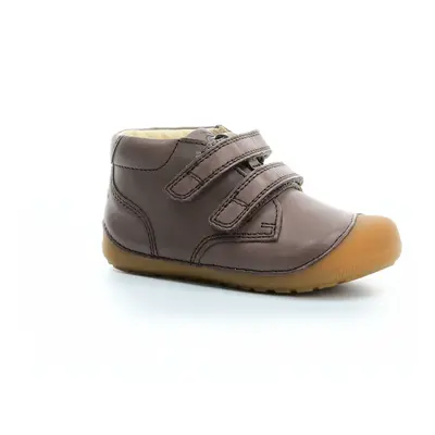 Bundgaard Velcro Brown (Petit) barefoot boty