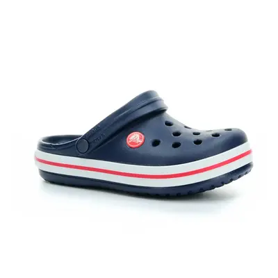 Crocs Crocband Clog K - Navy/Red dětské pantofle