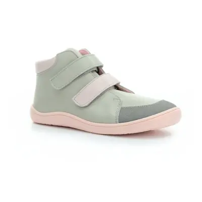 Baby Bare Shoes Baby Bare Febo Fall Grey/Pink asfaltico (s membránou) barefoot boty