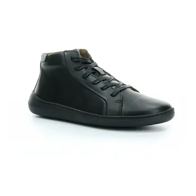 Skinners Moonwalker High Top Black/Black kotníkové barefoot boty