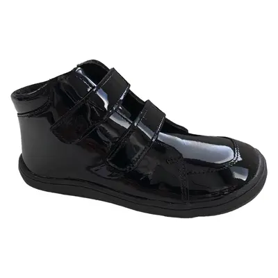 Baby Bare Shoes Baby Bare Febo Fall Shiny Black(s membránou) barefoot boty