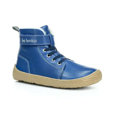 Be Lenka Winter Kids Ocean Blue zimní barefoot boty