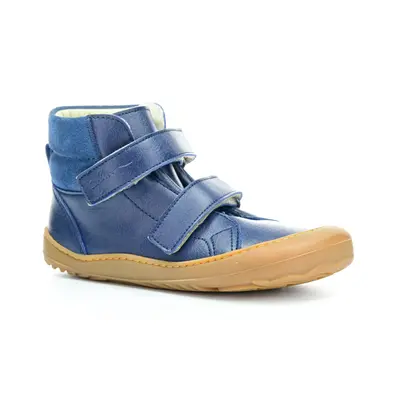 Aylla Chiri Kids blue zimní barefoot boty