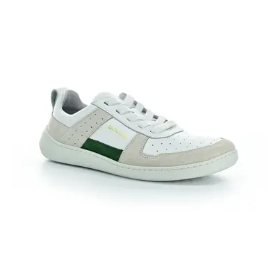 Skinners Oldschooler Leather Green/White barefoot boty