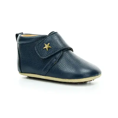 Bisgaard Baby Star Navy barefoot boty