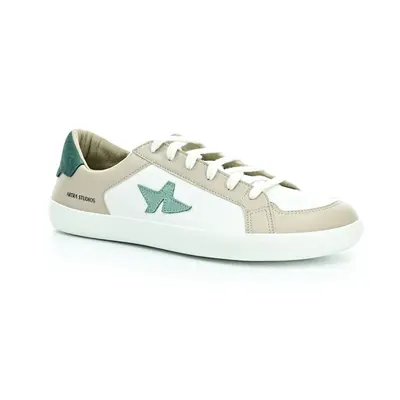 Artra Studios Orbit White/Beige/Green barefoot boty