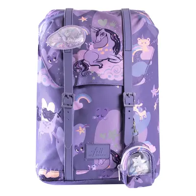 Ergonomický školní batoh Frii of Norway 22L Unicorn Purple