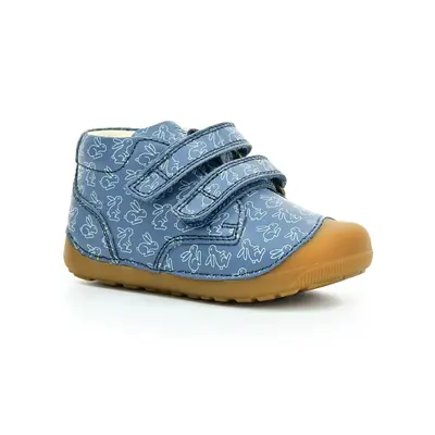 Bundgaard Petit Strap Rabbit Teal barefoot boty