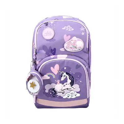 Ergonomický školní batoh Frii of Norway Easy 22l Unicorn Purple