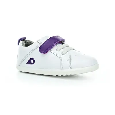 Bobux Optical White _ Murasaki purple Step Up barefoot boty