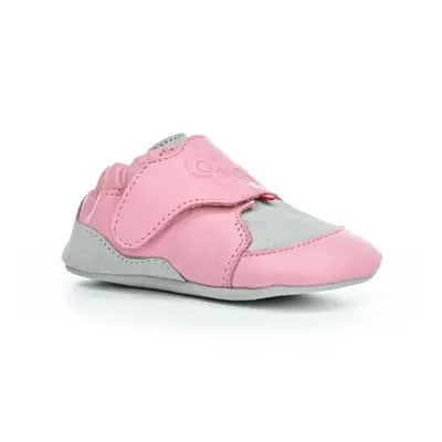 Affenzahn Krabbelschuh Leder Crawly Koala Pink barefoot capáčky