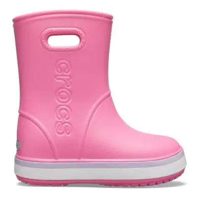 holínky Crocs Crocsband Rain Boot - Pink lemonade/Lavender