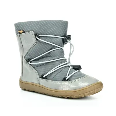 Froddo G3160239-10 Grey/Silver barefoot zimní boty