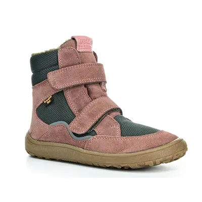 Froddo G3160233-6 Grey/Pink barefoot zimní boty