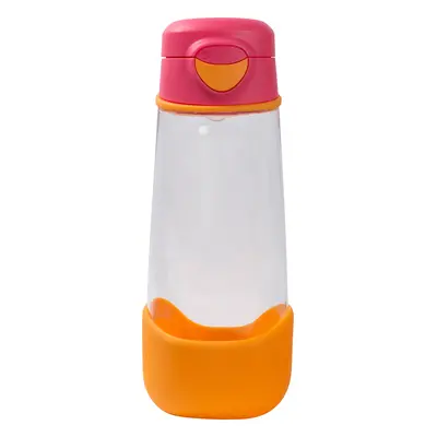 b.box Sport láhev na pití 600 ml - růžová/oranžová