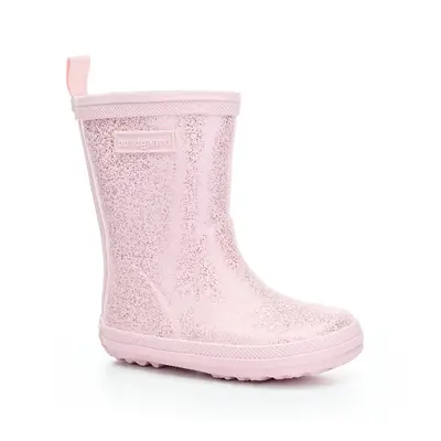 Bundgaard Charly High Warm Rose sparkle zateplené barefoot holinky