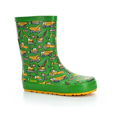 Koel Koel4Kids Wellie Bare Tractor Green barefoot holínky