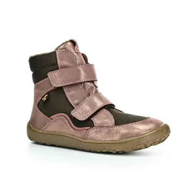 Froddo G3160233-9 Pink/Gold barefoot zimní boty