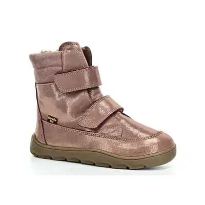 Froddo G3160240-6 Pink/Gold zimní barefoot boty