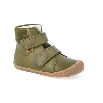 Koel boty Koel4kids Emil Nappa TEX merino khaki 07T003.102-350