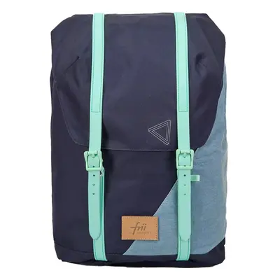 Ergonomický školní batoh Frii of Norway 30L Neon Blue denim