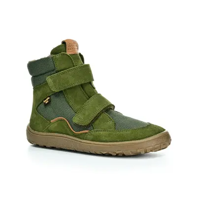 Froddo G3160233-2 Olive barefoot zimní boty