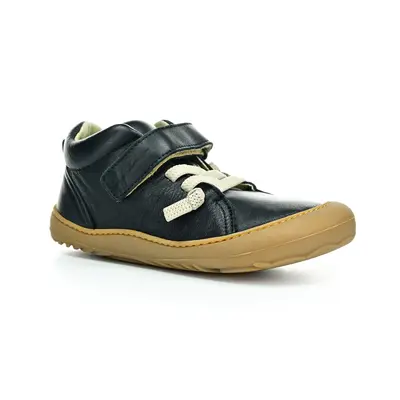 Aylla shoes Aylla Tiksi Black Kids kotníkové barefoot boty