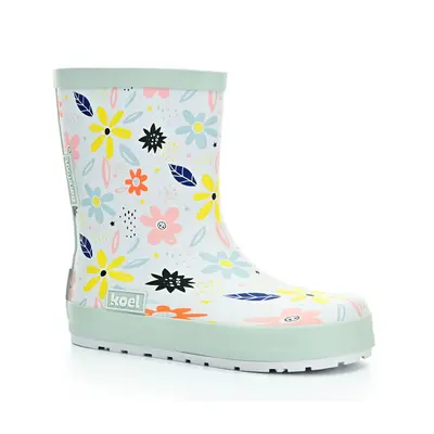 Koel Koel4Kids Wellie Bare White Flowers barefoot holinky